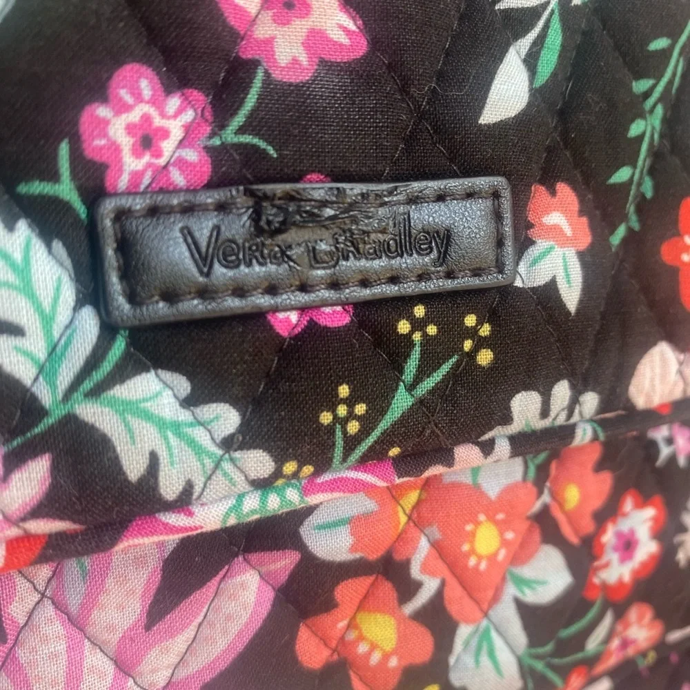 Vera Bradley Tangerine Twist Crossbody Messenger Bag Quilted Floral Colorful - Picture 3 of 12